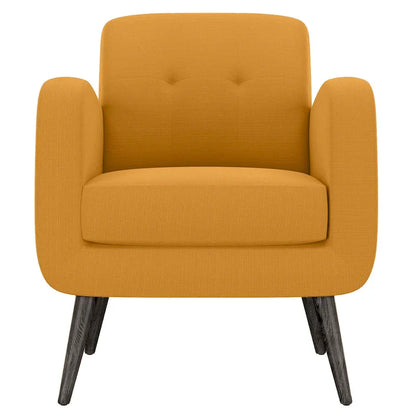 Fauteuil d'appoint mi-siècle jaune moutarde Carson Carrington Keflavik