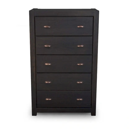 Commode 5 tiroirs en bois massif Montauk Grain Wood Furniture