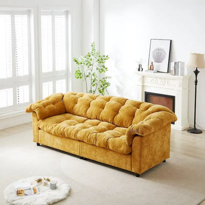 99.2  Canapé profond Chenille Confort, Canapé nuage moelleux tapissé