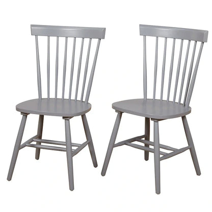 Chaises de salle à manger à barreaux en bois massif Venice Simple Living (Lot de 2)