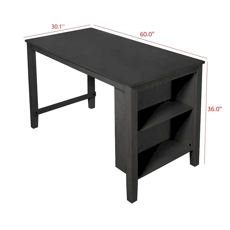 Table et chaises de salle à manger hauteur comptoir Africa 5 pièces