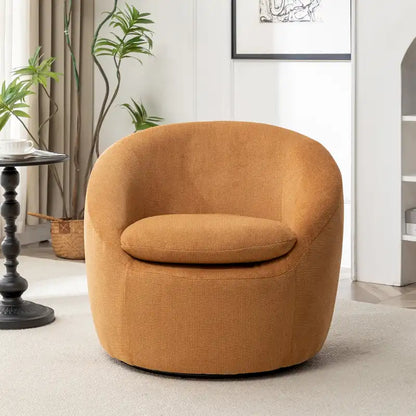Fauteuil pivotant - Rotation à 360° - Tissu bouclette