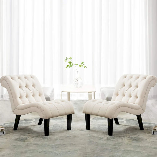 Fauteuils d'appoint (Lot de 2), Chaises de salon