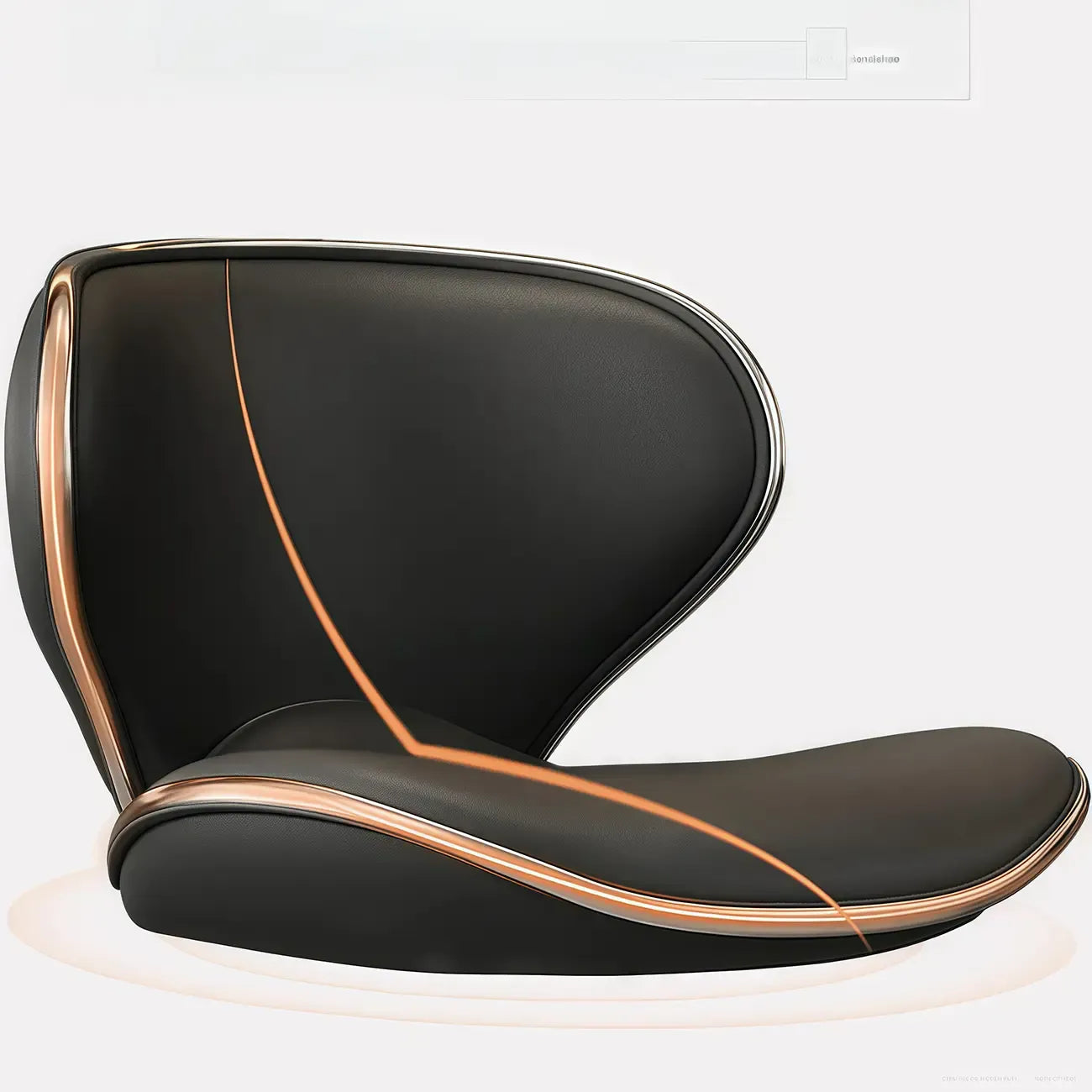 Tabouret de bar réglable pivotant à coussin en cuir