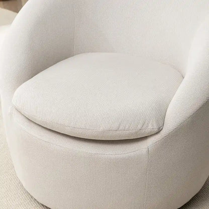 Fauteuil pivotant - Rotation à 360° - Tissu bouclette