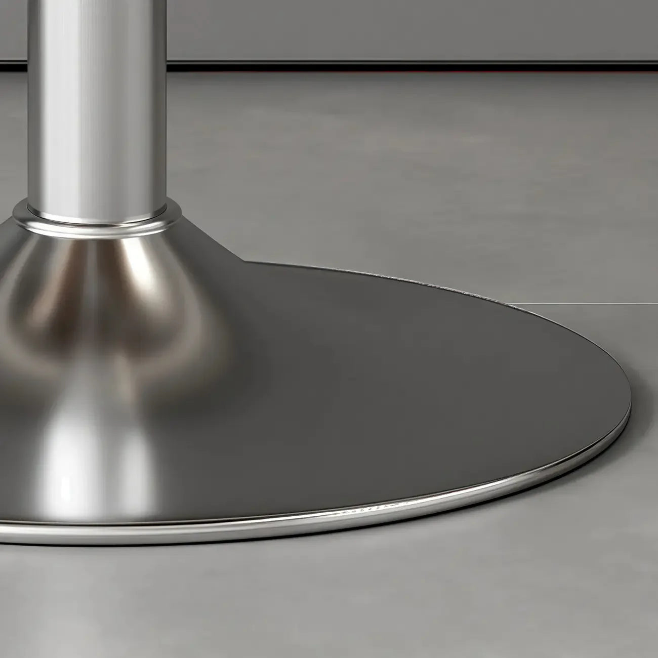 Tabouret de bar réglable pivotant à coussin en cuir