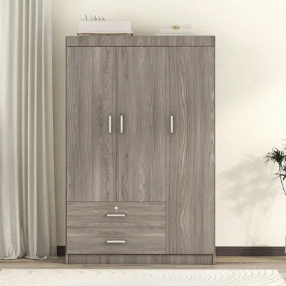 Armoire 3 portes avec 2 tiroirs