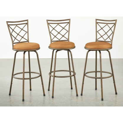 Tabourets Alyssa à hauteur réglable et pivotants Simple Living (lot de 3)