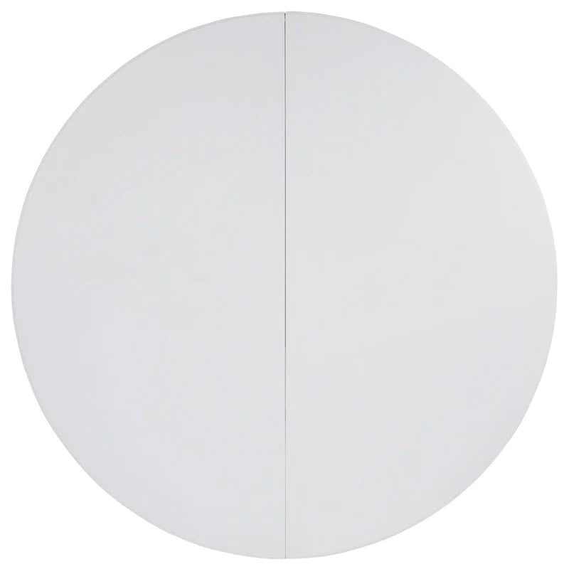 Table pliante ronde en plastique de 1,80 m avec poignée
