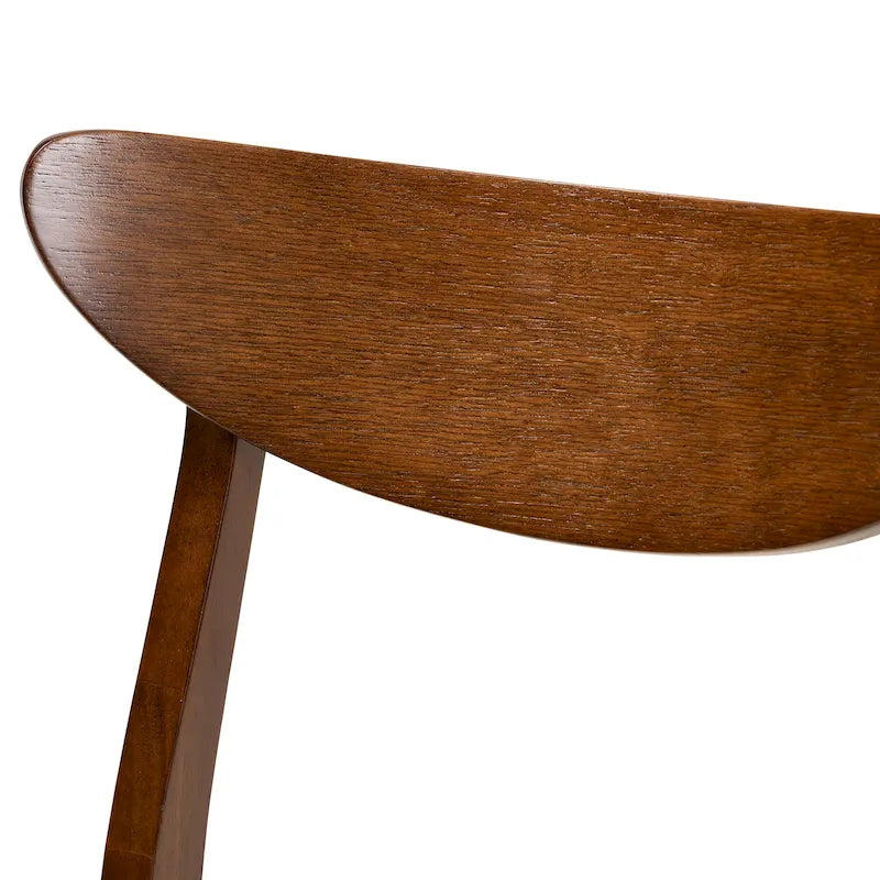 Lot de 4 chaises de salle à manger modernes de style transitionnel Parlin Mid-Century