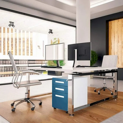 Classeur mobile/vertical à 3 tiroirs pour bureau à domicile