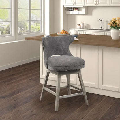 Tabouret de comptoir pivotant à 360 degrés Janet de Madison Park